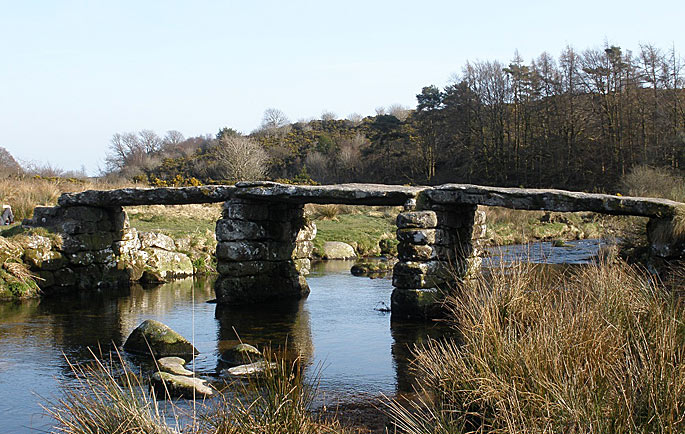 Dartmoor Clapper Bridge - Postbridge